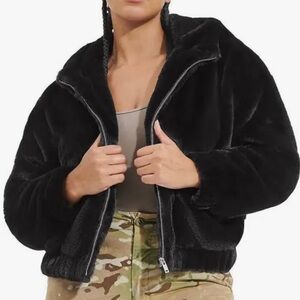 NWT UGG Women's Black Teddy Jacket